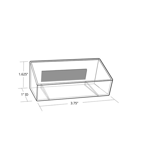 Business Card Holder W/ Magnetic Strip Inside Dimension: 3.75W, PK10